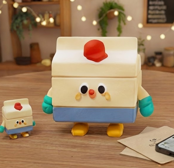 Coque brique de lait